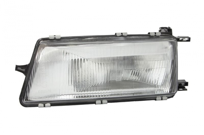 Far fata Stanga (H4, electric, fara motoras, culoare insert: negru) potrivit OPEL VECTRA A