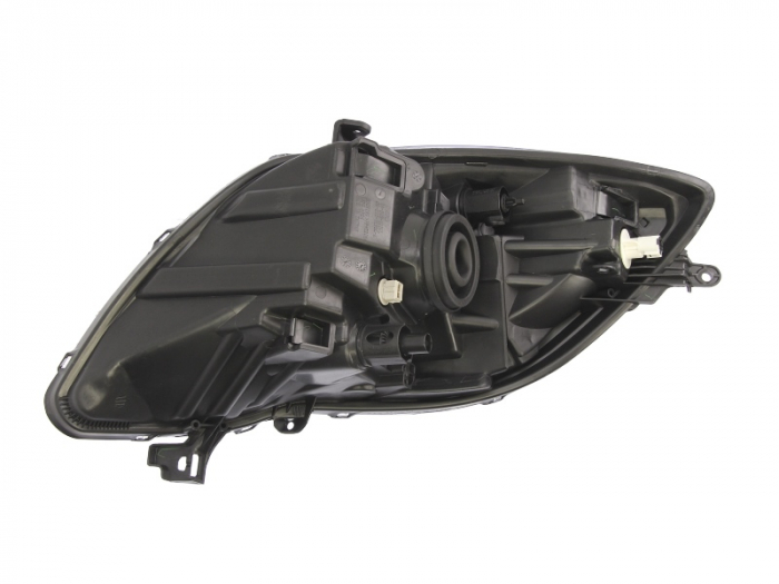 Far fata stanga (H4, electric, fara motoras, culoare interior: cromat, culoare semnalizator: transparent) potrivit TOYOTA YARIS [2]