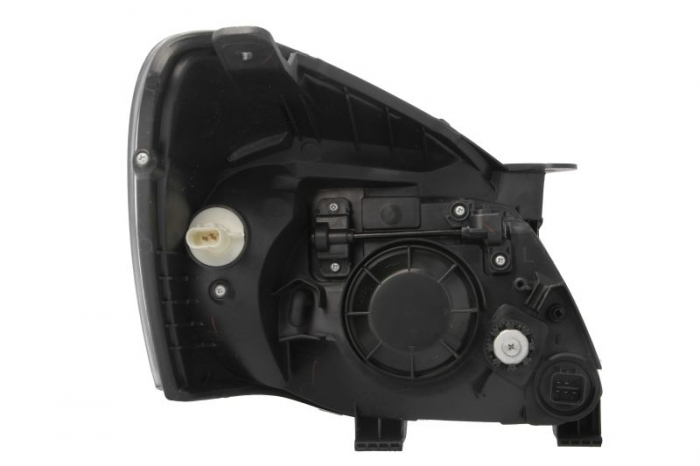 Far fata Stanga (H4, electric, manual, fara motoras, culoare insert: argintiu, culoare semnalizator: transparent) potrivit HYUNDAI MATRIX [2]