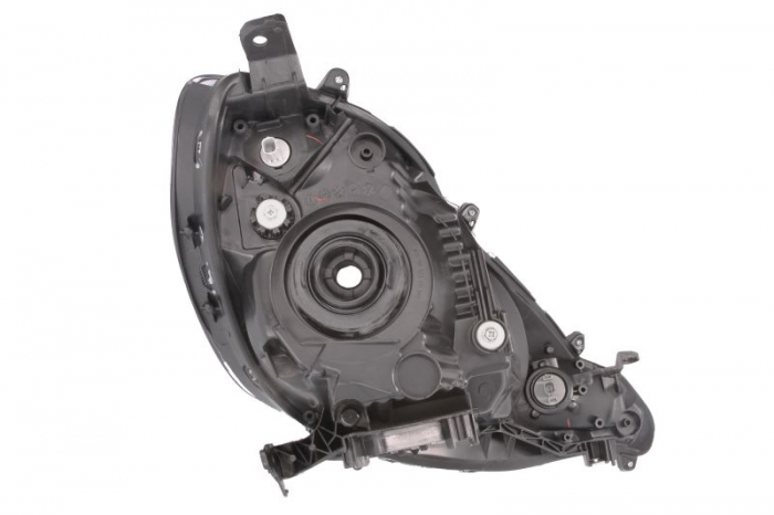 Far fata stanga potrivit HONDA JAZZ III 2011-2015 (H4, electric, manual, fara motoras, culoare interior: cromat, culoare semnalizator: alb) [2]