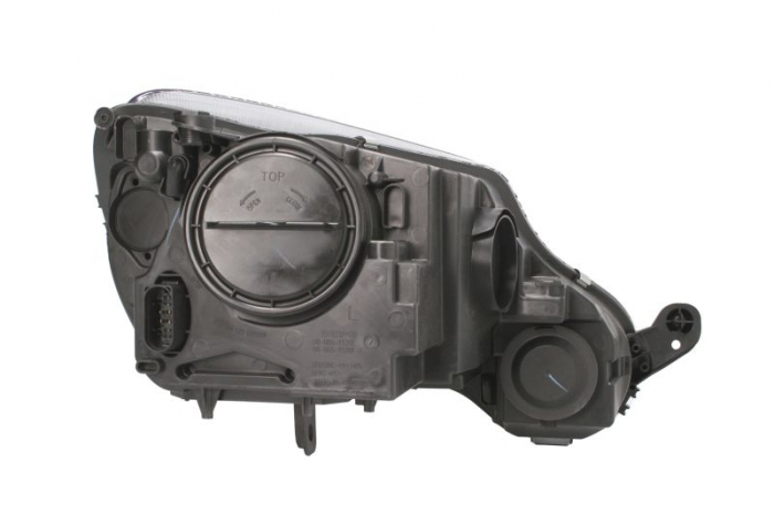 Far fata stanga (H4/H7, electric, cu motor, culoare interior: cromat, culoare semnalizator: alb) potrivit SKODA YETI -11.13 [2]