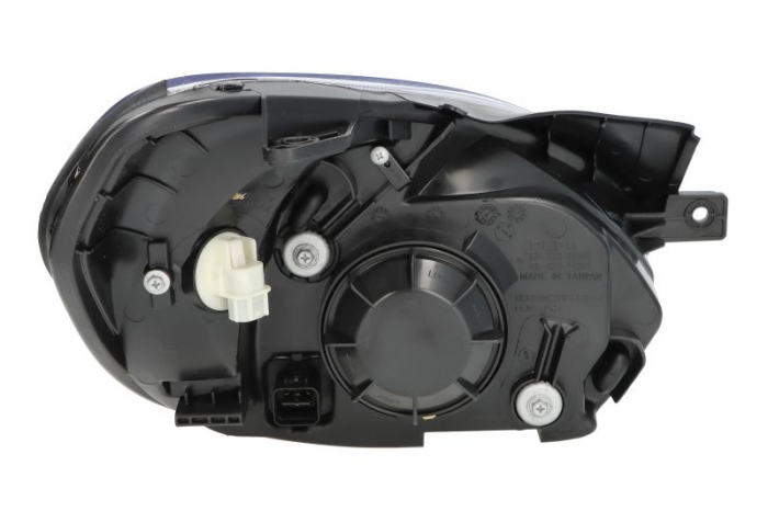 Far fata Stanga (H4, manual, fara motoras, culoare insert: cromat, culoare semnalizator: galben) potrivit HYUNDAI ACCENT III [2]