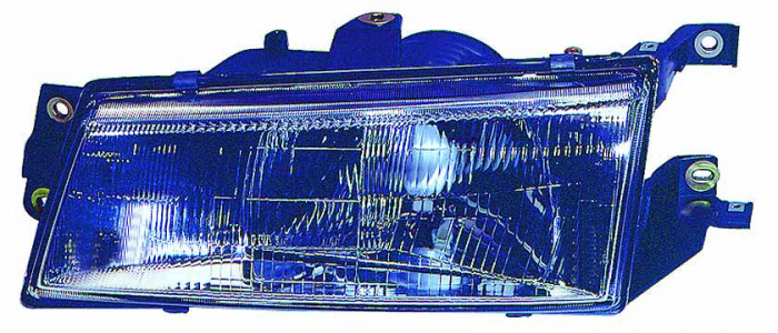 Far fata Stanga (H4, manual, fara motoras, culoare insert: cromat) potrivit HYUNDAI PONY, PONY   EXCEL