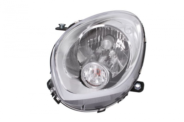 Far fata Stanga (H4 P21W, electric, cu motor, culoare insert: cromat, culoare semnalizator: alb) potrivit MINI COUNTRYMAN (R60), PACEMAN (R61)