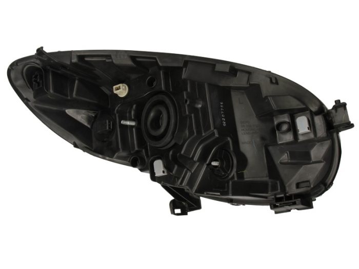 Far fata Stanga (H4/PY21W/W5W, electric, fara motoras, culoare insert: negru) potrivit CITROEN C1 -05.12 [2]