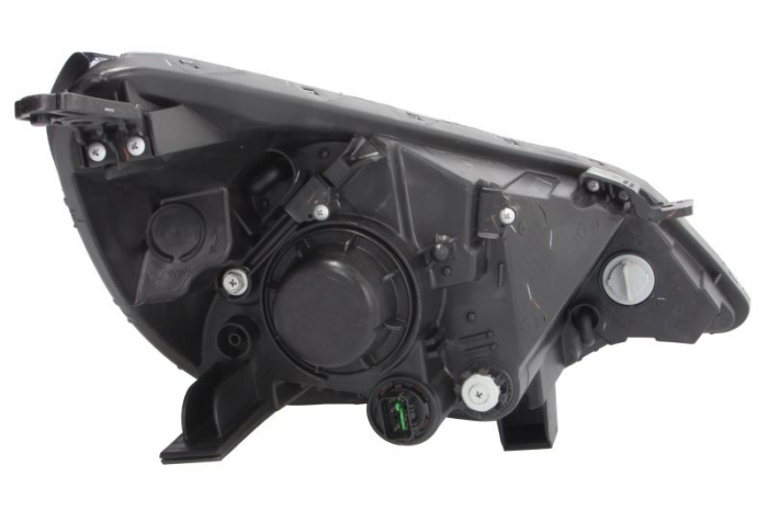 Far fata Stanga (H4/PY21W/W5W, electric, fara motoras, culoare insert: negru) potrivit KIA RIO III [2]