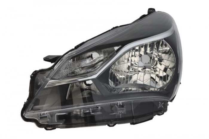 Far fata Stanga (H4 W21 WY21W, electric, fara motoras) potrivit TOYOTA YARIS, YARIS HATCHBACK 01.17-