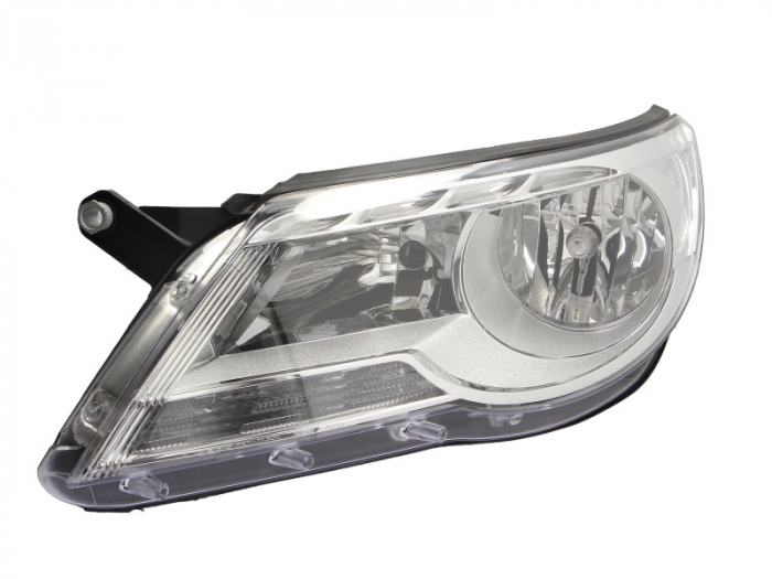 Far fata Stanga (H7, electric, cu motor, culoare insert: cromat) potrivit VW TIGUAN