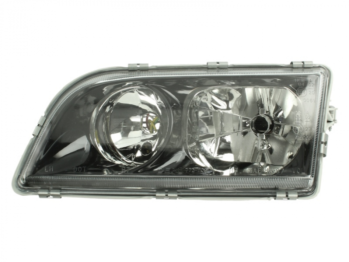 Far fata Stanga (H7, electric, fara motoras, culoare insert: negru) potrivit VOLVO S40 I, V40 01.01-12.03