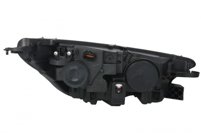 Far fata Stanga (H7/H7, electric, cu motor, culoare insert: negru) potrivit CITROEN C4 II [2]