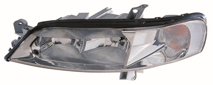 Far fata Stanga (H7 H7, electric, fara motoras, culoare insert: cromat, culoare semnalizator: alb) potrivit OPEL VECTRA B -07.03