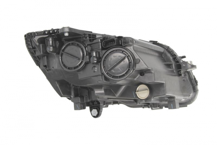Far fata stanga potrivit MERCEDES C (A205), C (C205), C T-MODEL (S205), C (W205) (H7/H7/LED/PWY24W, electric, cu motor, culoare interior: negru) [2]
