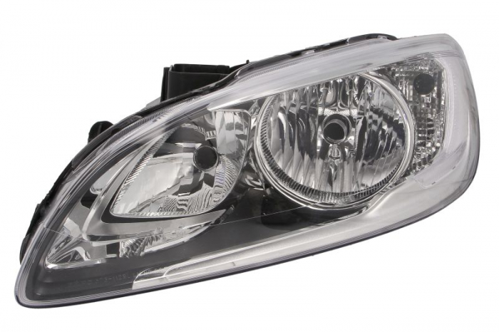 Far fata Stanga (H7 H9 LED PWY24W, electric, cu motor, culoare insert: negru) potrivit VOLVO S60 II, V60 I