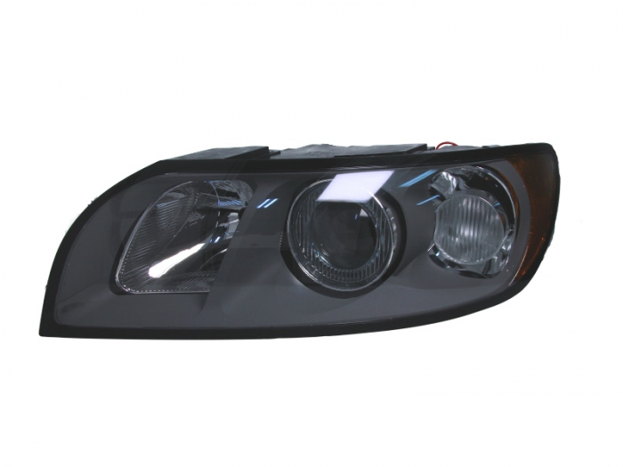 Far fata Stanga (H7 HB3, electric, cu motor, culoare insert: gri) potrivit VOLVO S40 II, V50