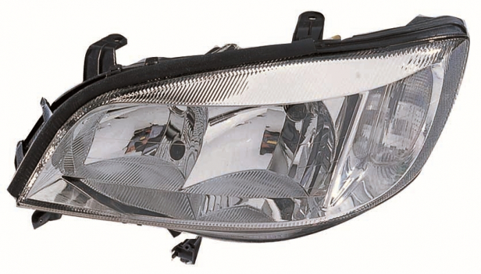 Far fata Stanga (H7 HB3, electric, fara motoras, culoare insert: cromat) potrivit OPEL ZAFIRA A