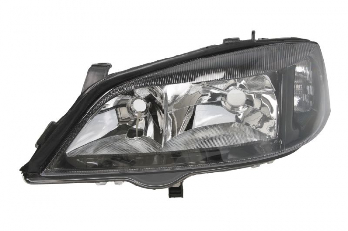 Far fata Stanga (H7 HB3, electric, fara motoras, culoare insert: negru) potrivit OPEL ASTRA G, ASTRA G CLASSIC, ASTRA G KOMBI