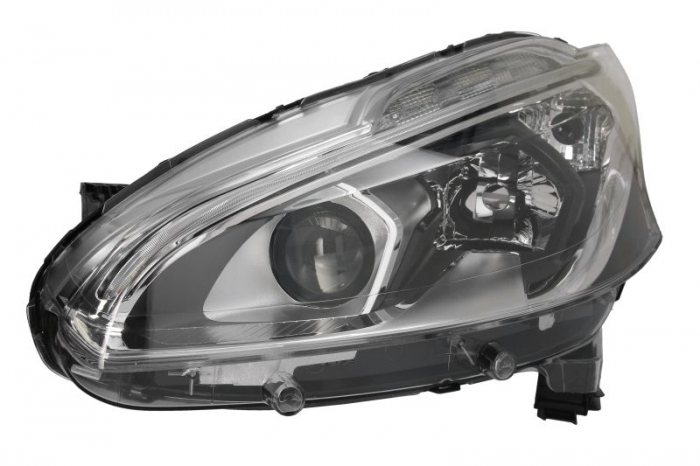 Far fata Stanga (H7 LED PY21W, electric, fara motoras, culoare insertie: negru) potrivit PEUGEOT 208 I, 208 II, 208 HATCHBACK 06.15-06.15