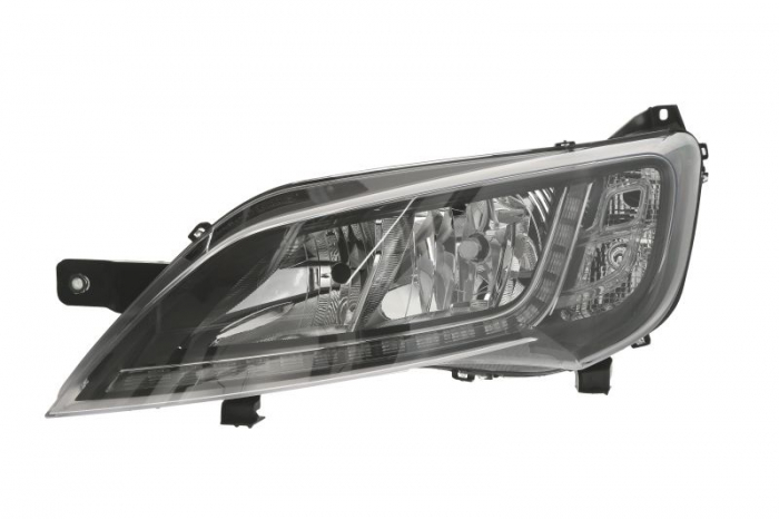 Far fata stanga (H7 LED WY21W, electric, cu motor, culoare interior: negru) potrivit CITROEN JUMPER I, JUMPER II; FIAT DUCATO; PEUGEOT BOXER