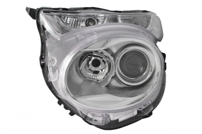 Far fata Stanga (H7 PY21W W5W, electric, culoare insert: cromat) potrivit CITROEN C1 II