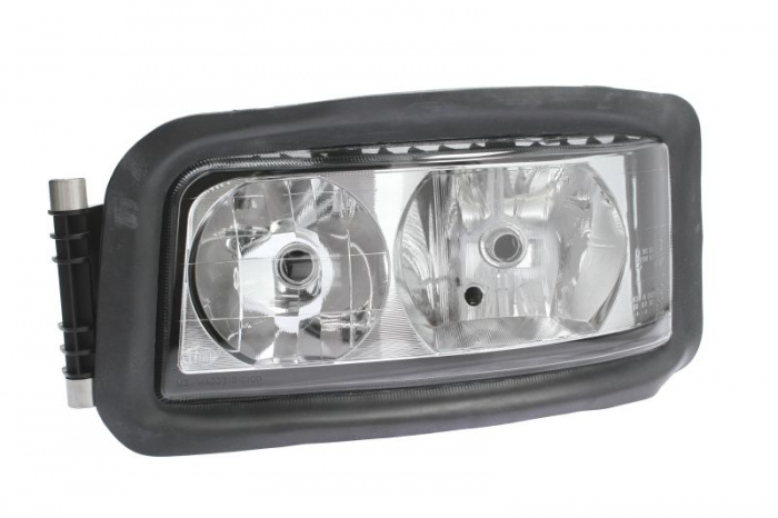 Far fata Stanga (H7 W5W, manual, fara motoras) potrivit MAN M 2000 L, TGA 04.95-