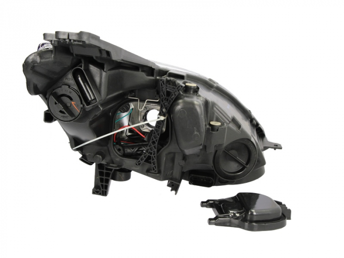 Far fata stanga (halogen, H1/H7, electric, cu motor, culoare interior: cromat, culoare semnalizator: galben) potrivit FORD C-MAX II, GRAND C-MAX [2]