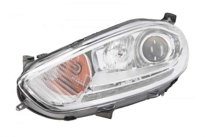 Far fata Stanga (halogen, H1 H7 LED, electric, cu motor, bec) potrivit FORD FIESTA VI 01.13-04.17