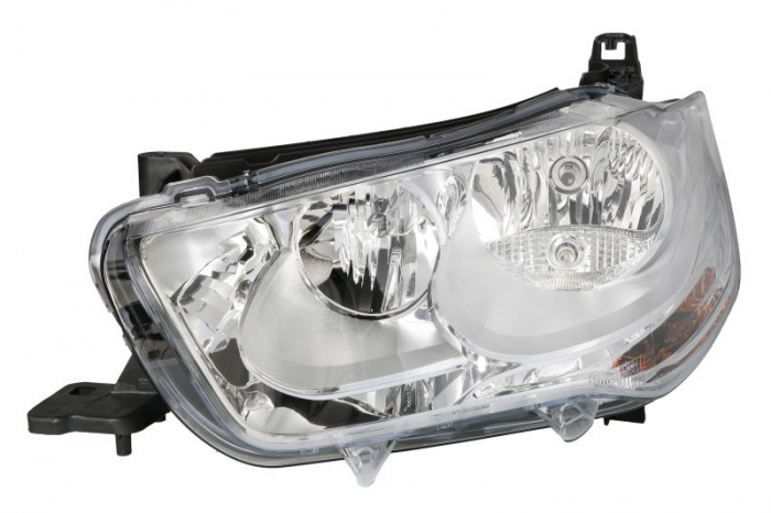 Far fata Stanga (halogen, H1 H7 W5W, electric, cu motor, culoare semnalizator: transparent) potrivit CITROEN C-ELYSEE