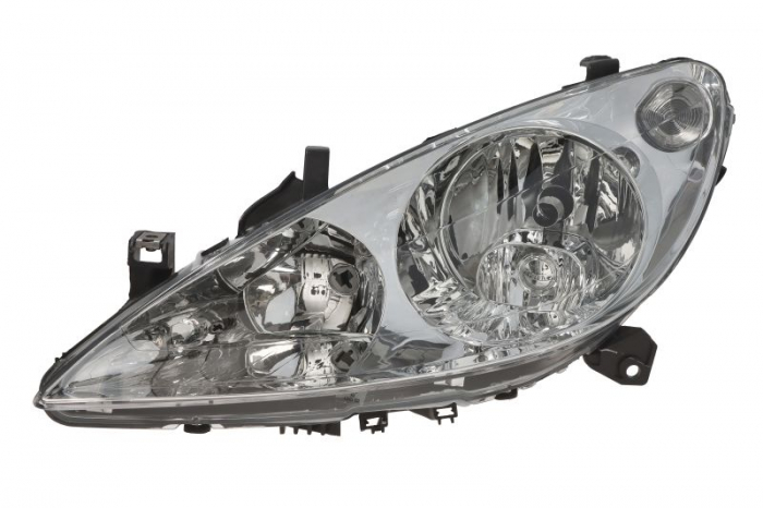 Far fata Stanga (halogen, H1 H7 W5W, electric, cu motor, culoare semnalizator: transparent) potrivit PEUGEOT 307, 307 KOMBI -06.05