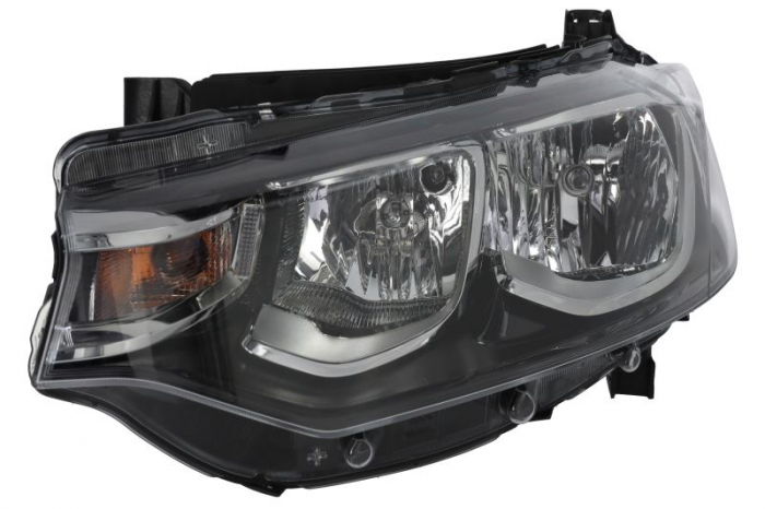 Far fata Stanga (halogen, H1 H7 W5W, electric) potrivit CITROEN C-ELYSEE