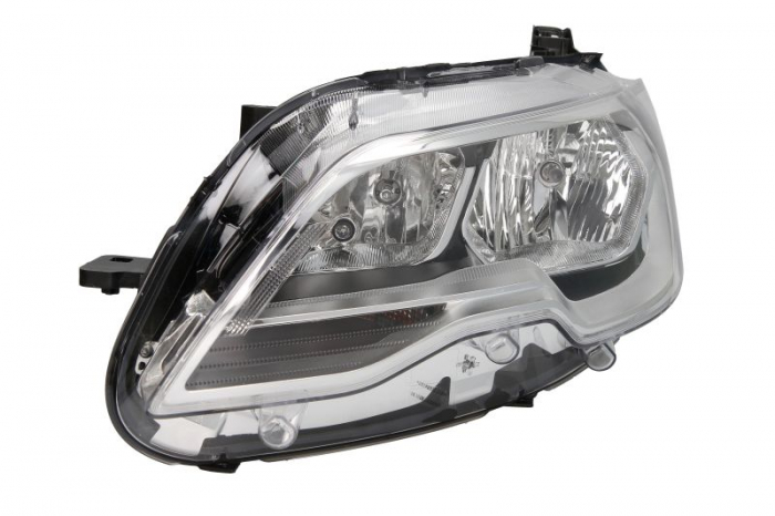 Far fata Stanga (halogen, H1 H7 W5W, electric) potrivit PEUGEOT 301 11.16-