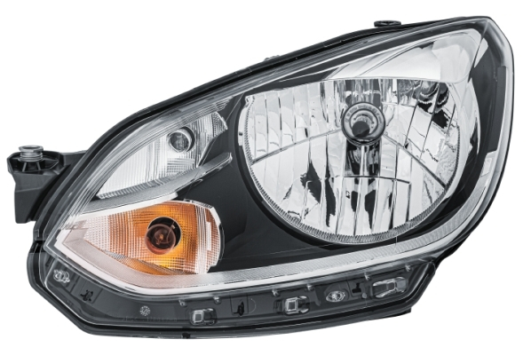Far fata Stanga (halogen, H4 PY21W W21, electric, cu motor, culoare insert: cromat) potrivit VW LOAD UP, UP! -04.16