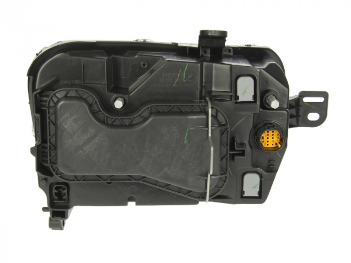 Far fata stanga potrivit FIAT PANDA, PANDA/HATCHBACK 2003-2012 (halogen, H4/PY21W/W5W, electric, cu motor, culoare semnalizator: galben) [2]