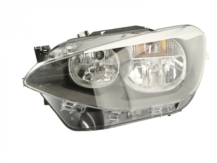 Far fata Stanga (halogen, H6W H7 H7 PY21W W21W, electric, cu motor, bec) potrivit BMW 1 (F20), 1 (F21) 11.10-03.15