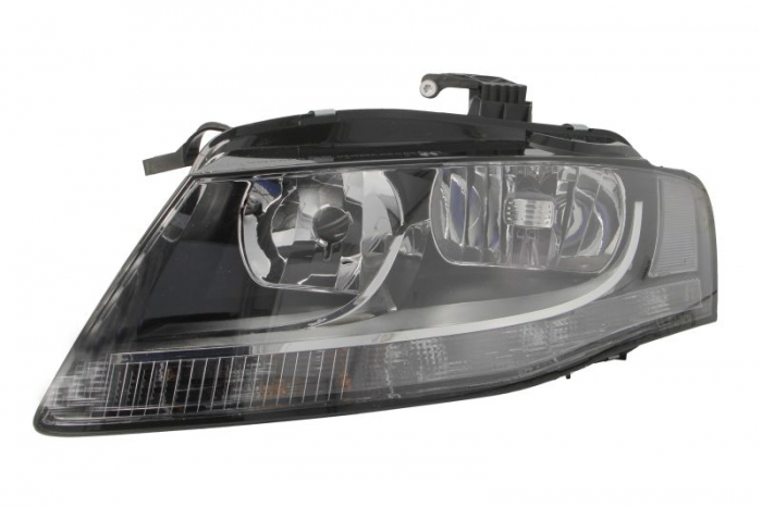 Far fata Stanga (halogen, H7, electric, cu motor, culoare insert: intuneric) potrivit AUDI A4 ALLROAD B8, A4 B8