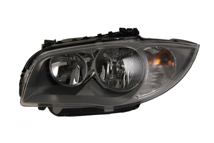 Far fata Stanga (halogen, H7, electric, cu motor, culoare semnalizator: transparent) potrivit BMW 1 (E87) 11.03-03.07