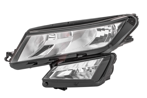 Far fata Stanga (halogen, H7 H7 H8 PWY24W W5W, electric, cu motor, bec) potrivit SKODA KODIAQ I 03.17-