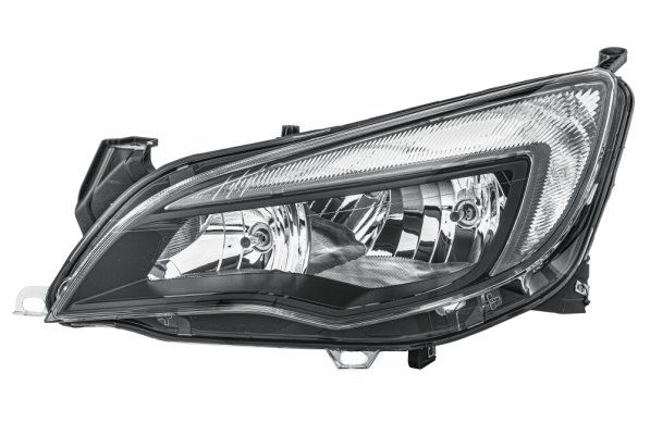 Far fata Stanga (halogen, H7/H7/W21, electric, cu motor, bec, culoare insert: negru) potrivit OPEL ASTRA J, ASTRA J GTC -06.15 [3]