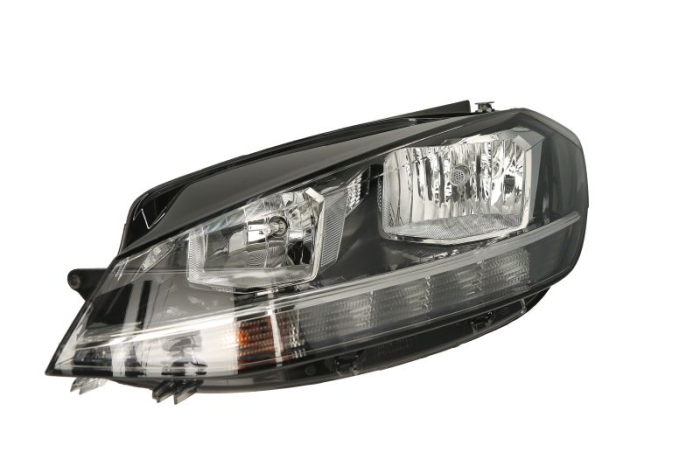 Far fata Stanga (halogen, H7 H9 WY21W, cu motor, bec) potrivit VW GOLF ALLTRACK VII, GOLF SPORTSVAN VII, GOLF VII