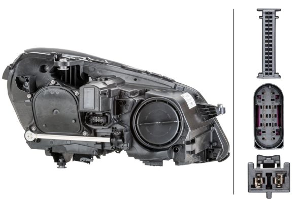 Far fata Stanga potrivit MERCEDES E T-MODEL (S212), E (W212) potrivit MERCEDES dupa 2013 (halogen, H7/LED/PSY24W, electric, cu motor, fara controler LED) [4]