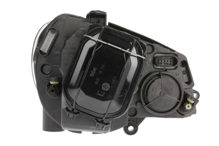 Far fata Stanga potrivit VW EOS pana in 2010 (halogen, H7/W5W, electric, cu motor, culoare insert: cromat, culoare semnalizator: transparent) [2]
