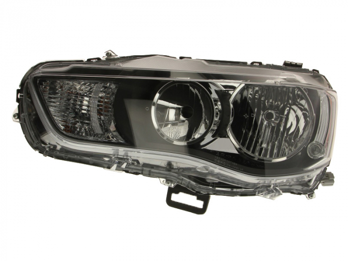 Far fata Stanga (HB3 HB4, electric, fara motoras, culoare insert: negru) potrivit MITSUBISHI OUTLANDER II