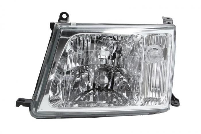 Far fata Stanga (HB3 HB4, mecanic, fara motoras, culoare insert: cromat) potrivit TOYOTA LAND CRUISER 100 -12.04