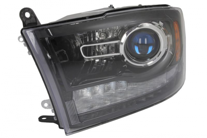 Far fata Stanga (HIR2 LED, manual, fara ECE, culoare insert: negru) potrivit RAM 1500, 2500, 3500 04.13-01.15