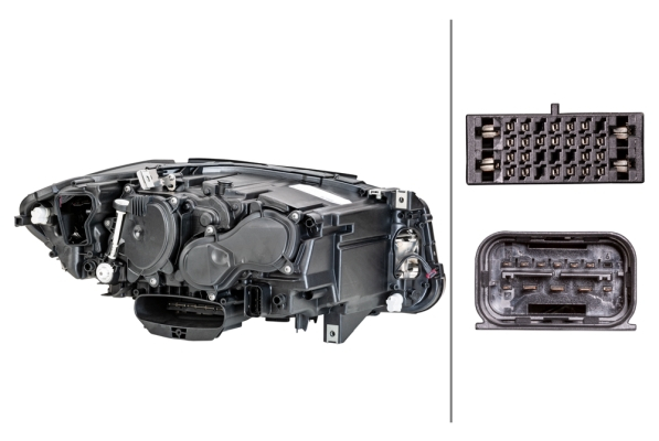 Far fata Stanga potrivit BMW 5 (F10), 5 (F11) (LED, LED, electric, cu motor) [2]