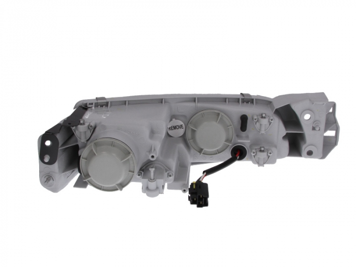 Far Stanga potrivit MAZDA 626 III, 626 IV pana in 1997 (2*H1, fara motoras, culoare insert: cromat, culoare semnalizator: transparent) [2]