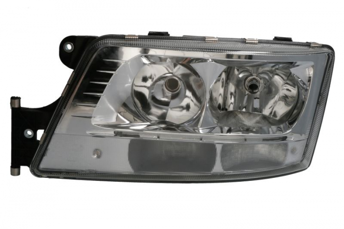 Far stanga (2 H7 2 LED PY21W, electric, cu motor, cu lumina de zi, culoare insert: crom platinat) EURO 6 potrivit MAN TGS I, TGX I 09.16-09.21