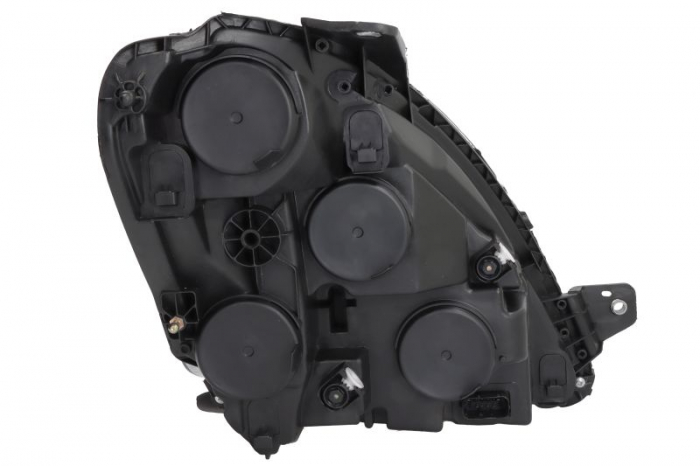 Far stanga potrivit IVECO DAILY IV 2006-2011 (2*H7/H1/W5W, electric, cu motor, culoare insert: crom platinat) [2]