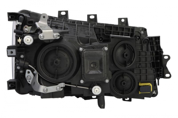 Far stanga (2*H7/H21W/LED, electric, cu motor, cu lumina de zi, culoare insert: crom platinat) potrivit SCANIA G II, L, P II, R II, S 06.17- [2]