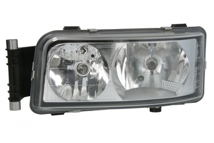 Far stanga (2 H7 H21W W5W, manual, cu lumina de zi, culoare insert: crom platinat) potrivit MAN LION  S CITY, TGS I 01.02-
