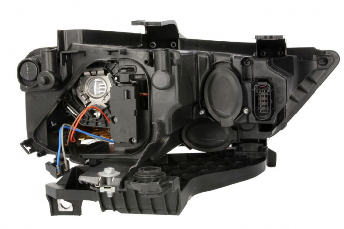 Far stanga (2*H7, reglaj electric, cu motoras, fundal negru) AUDI Q3 2011-2015 [2]